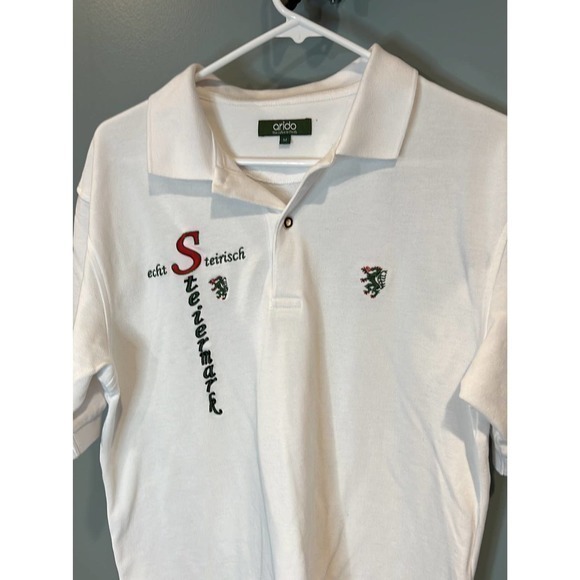 Arido Embroidered Polo‎ - Men’s Medium - Picture 2 of 6